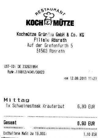 iett Hffner Kochmtze Restaurant